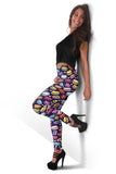 Legging Sweet Macaron Print Pattern Women Leggings Sport, Yoga, Gym, Fitness, Running - Love Mine Gifts