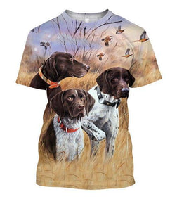Apparel 3D All Over Print 3 Hunting Dog Hoodie - Love Mine Gifts