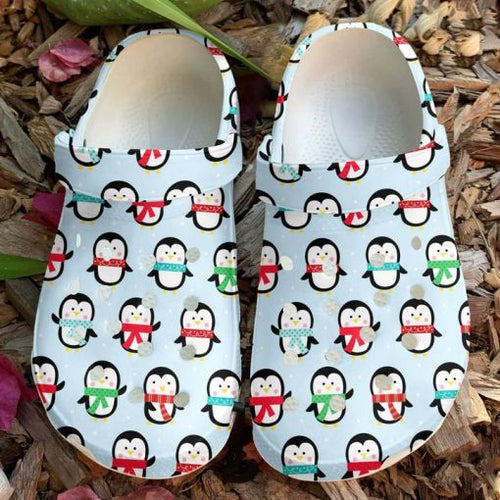 Penguin Cute Penguins Sku 1783 Custom Sneakers Name Shoes Personalized Clogs