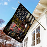 American Tractor Flag | Garden Flag | Double Sided House Flag