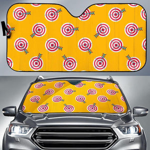 Car Sun Shade Archery Targets Pattern Print Auto Sun Shade Car Windshield Window Cover Sunshade - Love Mine Gifts