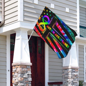 Autism Acceptance Tie Dye Flag | Garden Flag | Double Sided House Flag