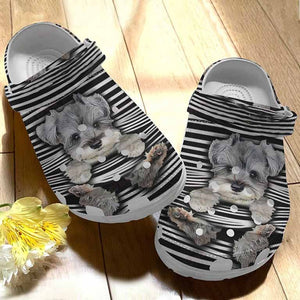 Baby Schnauzer Shoes For Birthday Christmas Thanksgiving - Bschnauzer248 - Gigo Smart Personalized Clogs