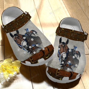 Horse Racing Ty045002 Personalized Clogs