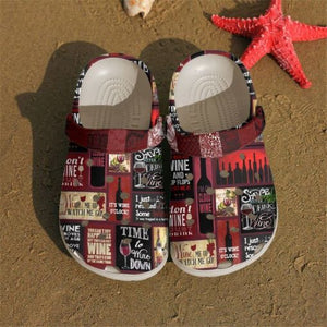 Wine Time Sku 2730 Custom Sneakers Name Shoes Personalized Clogs