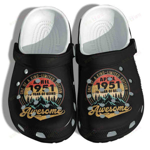 Clog Vintage May Birthday Classic Personalized Clogs - Love Mine Gifts