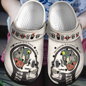 Halloween Is A State Of Mind Personalized Clogs