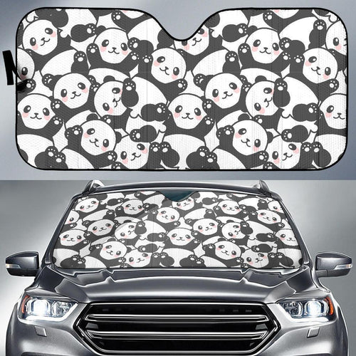 Car Sun Shade Baby Panda Pattern Print Auto Sun Shade Car Windshield Window Cover Sunshade - Love Mine Gifts