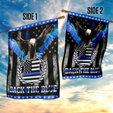 Back The Blue Police Flag | Garden Flag | Double Sided House Flag
