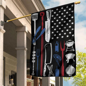 Flag BBQ American Customize Design, Personalized Garden Flag, House Flag Double Sided, Home Design Outdoor Porch - Love Mine Gifts