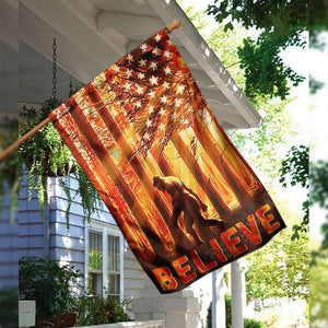 Believe Bigfoot Flag | Garden Flag | Double Sided House Flag