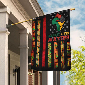 Black Lives Matter African American Flag | Garden Flag | Double Sided House Flag