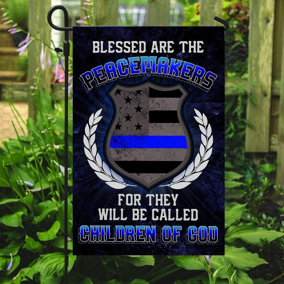 Blessed Are The Peacemakers For They Will Be Called Children Of God Flag | Garden Flag | Double Sided House Flag