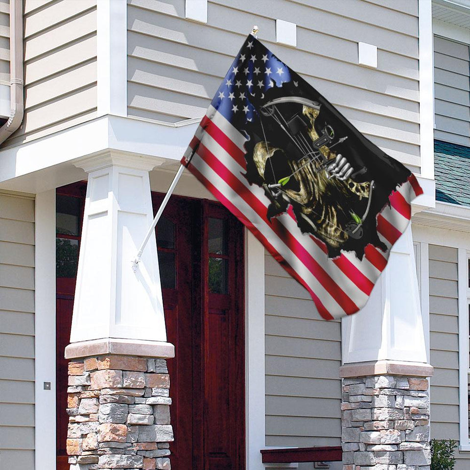 Bow Hunting Flag | Garden Flag | Double Sided House Flag