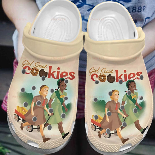 Girl Scout Cookies 5 Gift For Lover Rubber Comfy Footwear Personalized Clogs