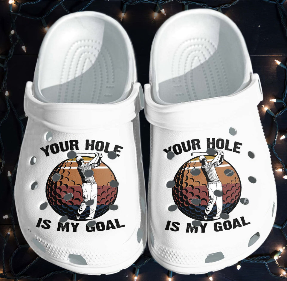 Golf Fathers Day Rubber Comfy Footwear Personalized Clogs