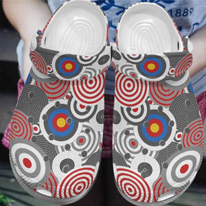 Archery Bullseye Adults Kids Shoes For Men Women Ht Personalized Clogs