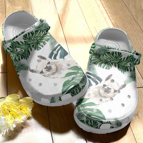 Sneaky Alpaca Shoes - Llamas Fopamtri Plant Birthday Gift Personalized Clogs