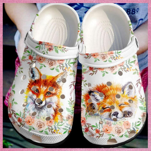 Fox Lovely Personalized Clogs