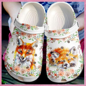 Fox Lovely Personalized Clogs