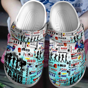  Marching Band, Fashion Style Print 3D Love The Band For Women, Men, Kid Personalized Clogs