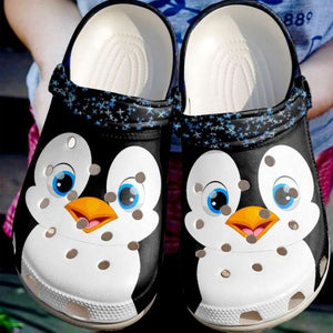 Penguin Cute Sku 1784 Custom Sneakers Name Shoes Personalized Clogs
