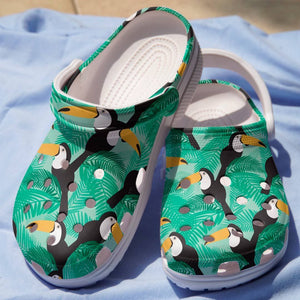 Bird Tropical Toucan Evg2452 Personalized Clogs