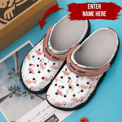 Limited Edition Flamingo Personalized Clogs