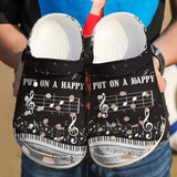 Piano Melody Sku 1811 Custom Sneakers Name Shoes Personalized Clogs