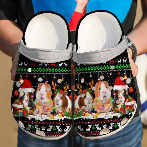 Guinea Pig Christmas Shoes For Men Women Personalized Clogs