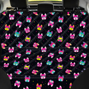 Pet Car Seat Coloful French Bulldog Print Pet Car Back Seat Cover, Dog, Cat Lovers - Love Mine Gifts