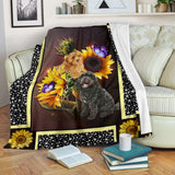 Cookapoo dark sunflower blanket