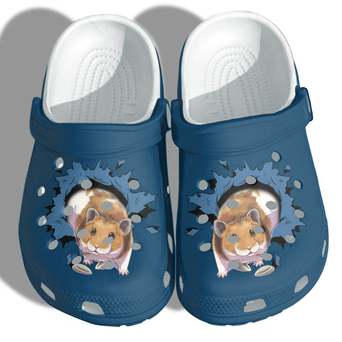 Cute Hamsters Shoes - Girl Who Love Guinea Pigs Mouse Funny Shoes Gifts Men Women Personalized Clogs