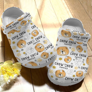 Dog Fashionstyle For Women Men Kid Print 3D Chow Chow V1 Personalized Clogs