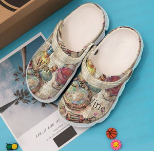 Wine Vintage Sku 2738 Custom Sneakers Name Shoes Personalized Clogs