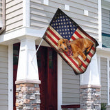 Dachshund American US Flag | Garden Flag | Double Sided House Flag