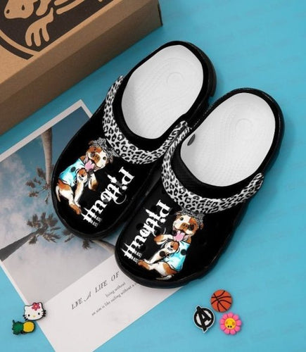 Pitbull Dog Name Shoes Personalized Clogs