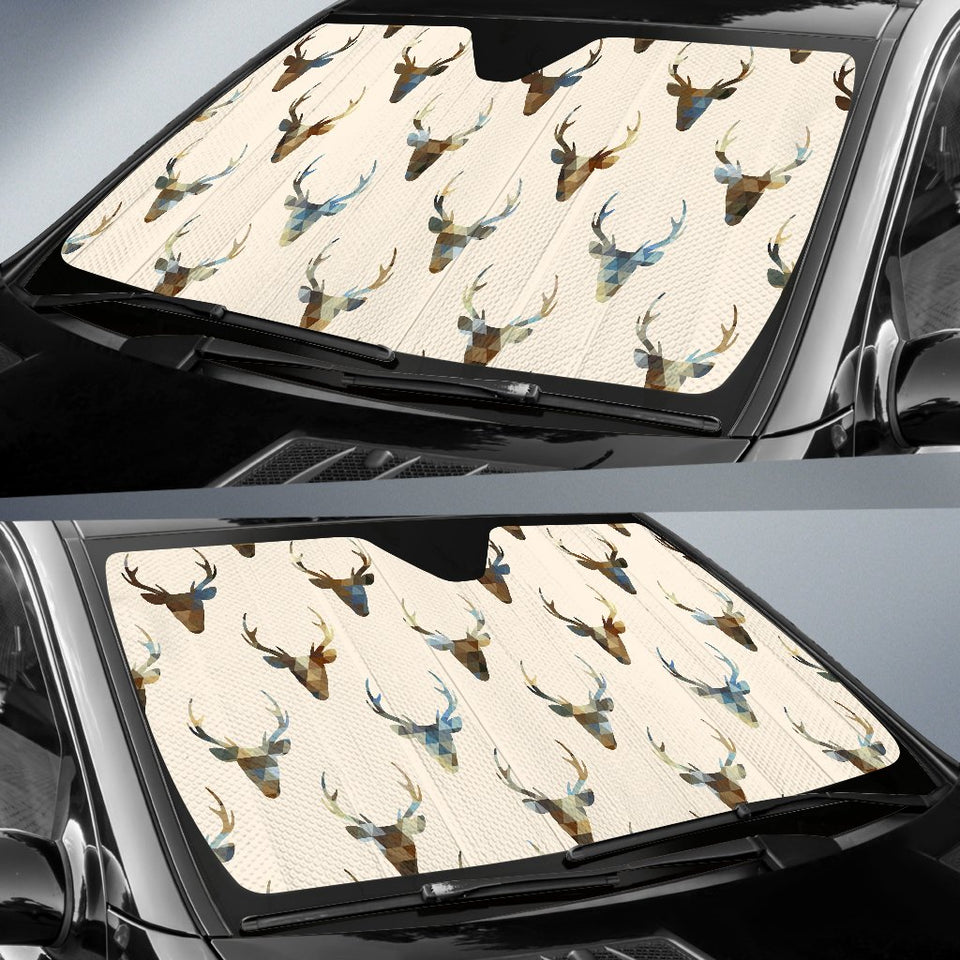 Car Sun Shade Deer Pattern Print Auto Sun Shade Car Windshield Window Cover Sunshade - Love Mine Gifts