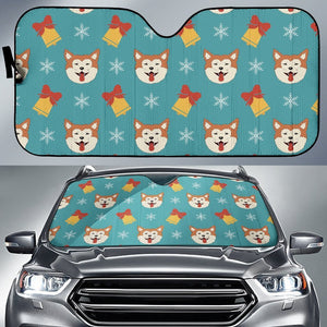 Car Sun Shade Dog Akita Pattern Print Auto Sun Shade Car Windshield Window Cover Sunshade - Love Mine Gifts