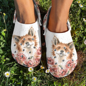 Fox Happy Foxy Personalized Clogs
