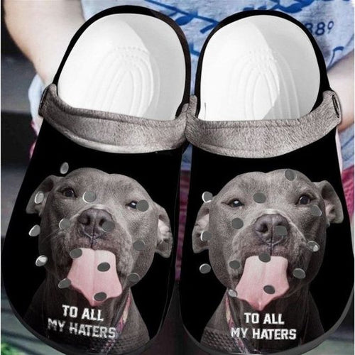 Pitbull Name Shoes Personalized Clogs