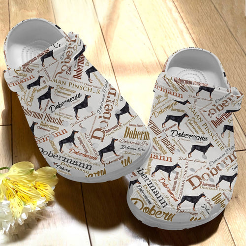 Doberman Obsession  Personalized Clogs