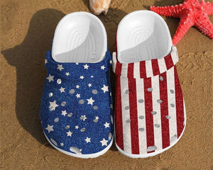 America Flag Independence Us Day Th Of July Gifts Shoes Personalized Clogs