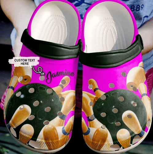 Love Bowling Retro Shoes Personalized Clogs