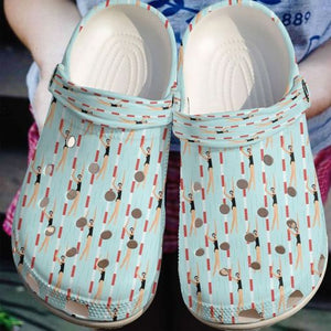 Swimming Passion Sku 2462 Name Shoes Personalized Clogs