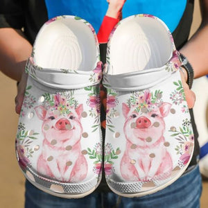 Farmer Baby Pig Sku 1843 Custom Sneakers Name Shoes Personalized Clogs
