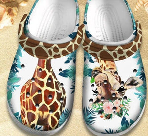 Giraffe , Animals Rubber , Comfy Footwear Personalized Clogs