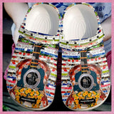 Guitar Colorful Evg1181 Personalized Clogs