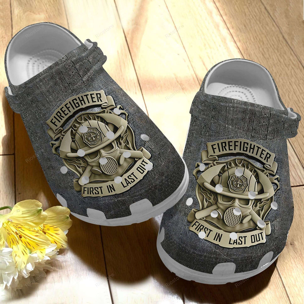 Firefighter Fathers Day Gifts Personalized Clogs