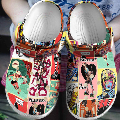 Clog Roller Derby Fans Classic Personalized Clogs - Love Mine Gifts